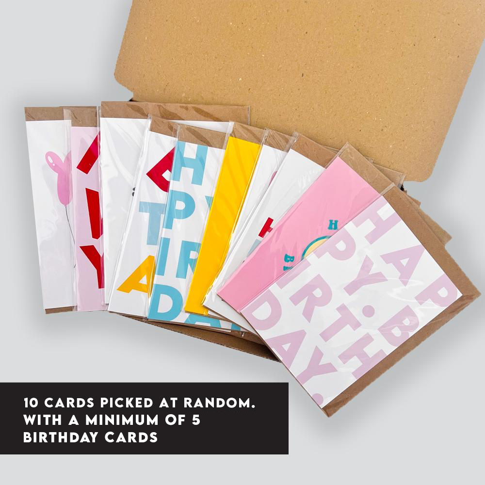 Lucky Dip Bundle of 10 Different Designs | Zero Waste Bargain Packs
