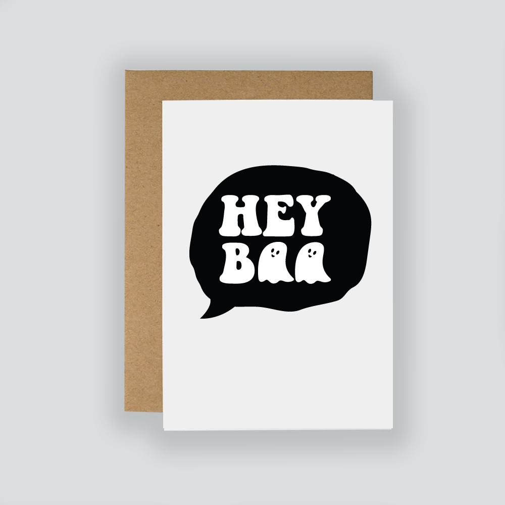 'Hey Boo' Halloween Card