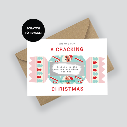 Personalised Christmas Scratch Card: Surprise Reveal Gift
