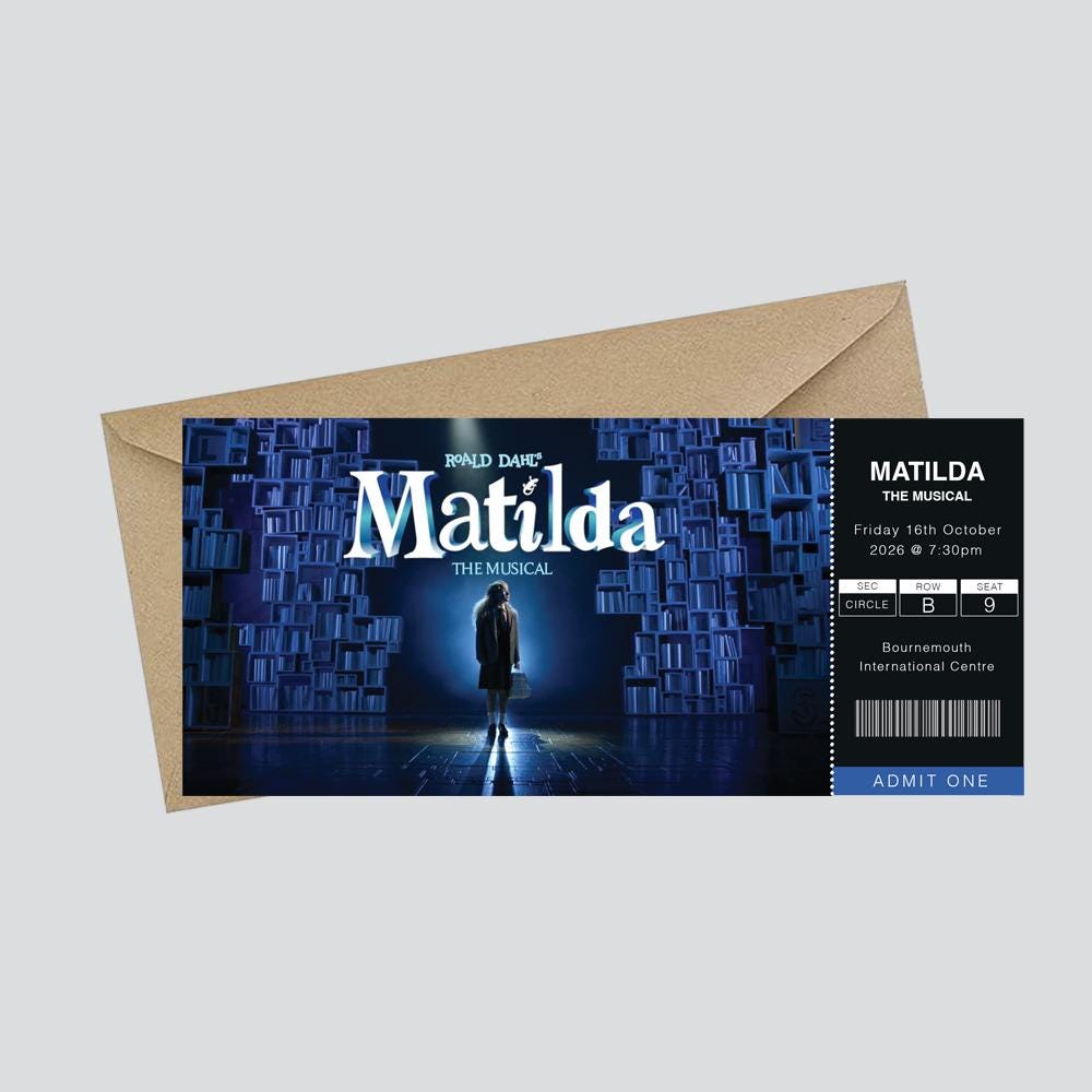 Personalised Concert Ticket Souvenir: Custom Gig Ticket Gift