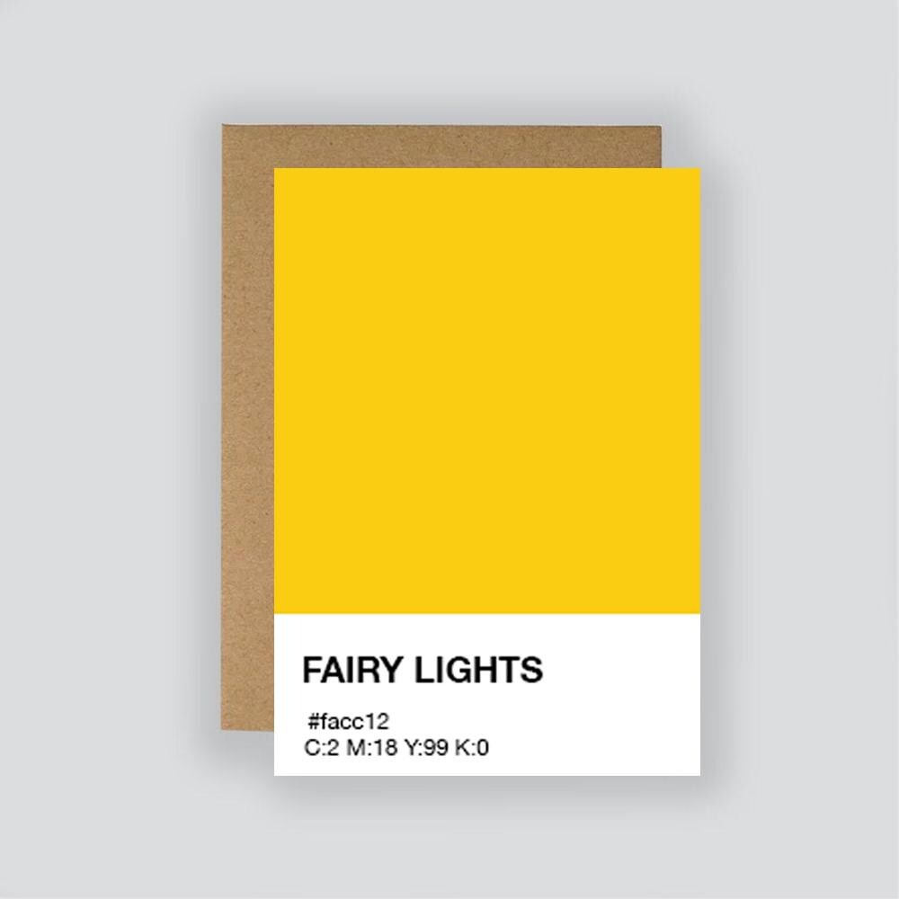 Pantone-Inspired Christmas Cards, Modern Holiday Cards