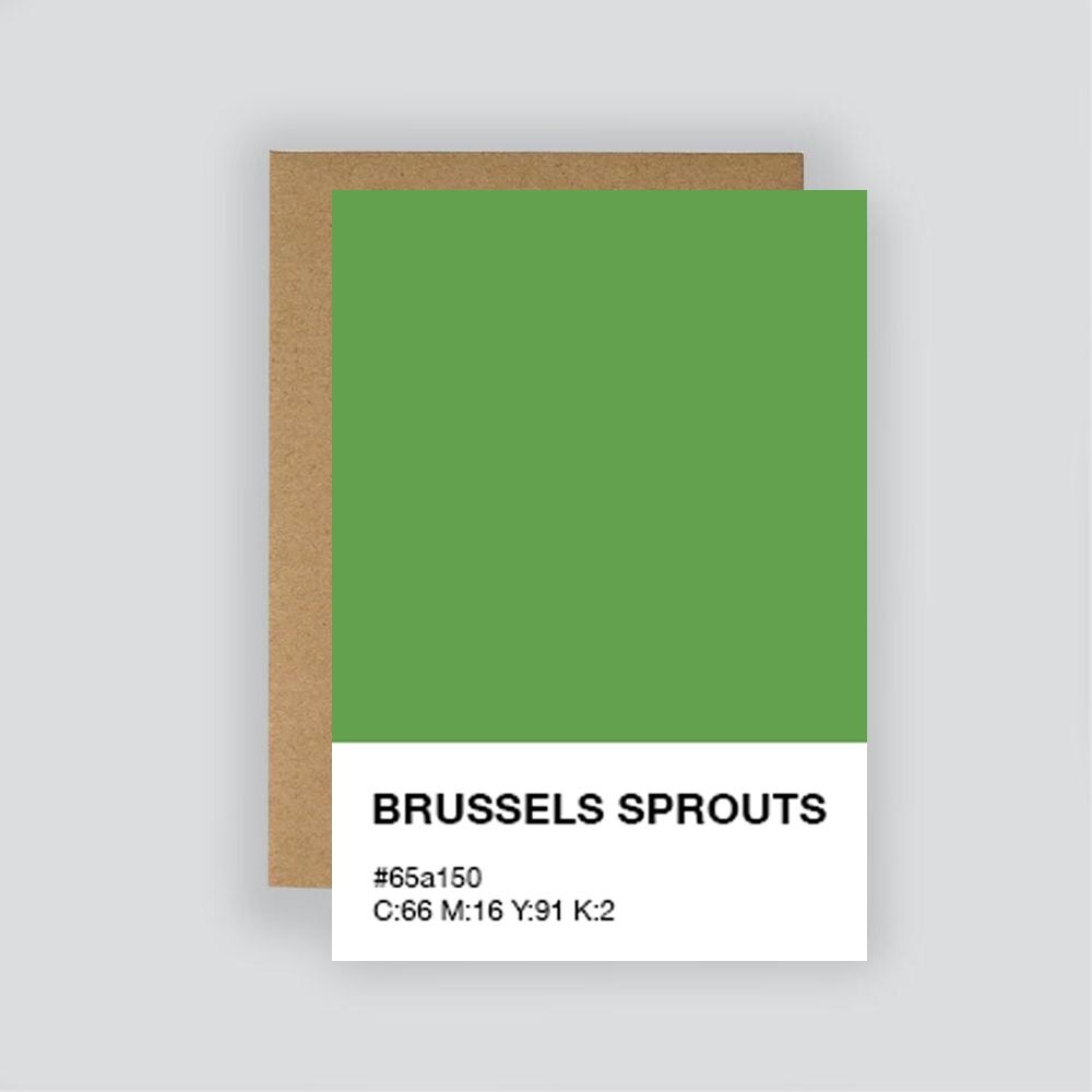 Pantone-Inspired Christmas Cards, Modern Holiday Cards