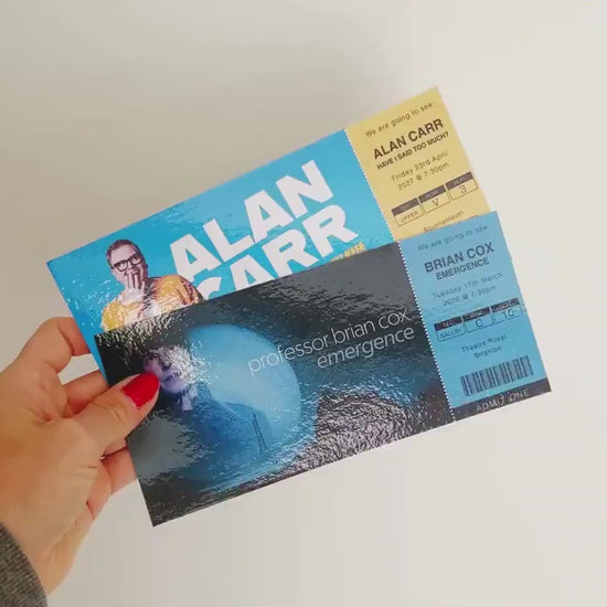 Personalised Concert Ticket Souvenir: Custom Gig Ticket Gift