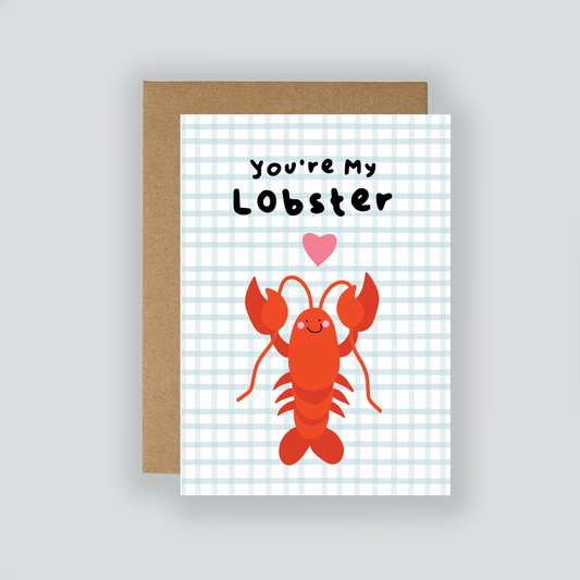 You’re My Lobster, Cute Valentine's Card